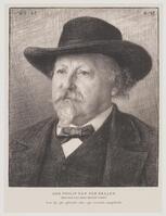 KG 16564
<br/>
Portret J. Ph. van der Kellen (1831-1906)
<br/>
<em>Veth, Jan (1864-1925)</em>